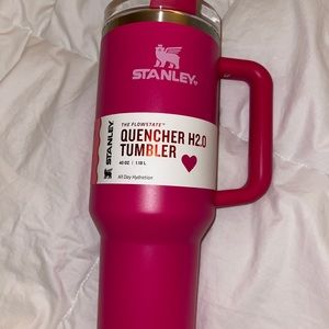 Stanley 40 oz Stainless Steel H2.0 Flowstate Quencher Tumbler Cosmo Pink